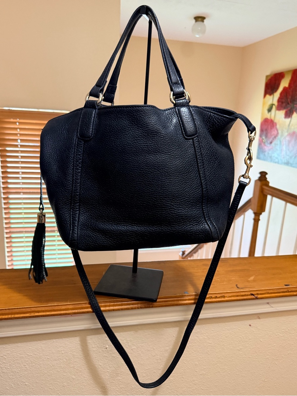 Gucci Soho Black Leather Tote - Picture 2 of 16